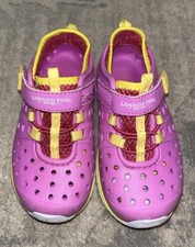 London Fog Mudpuppies Pool to Play Sneakers Pink Water Shoes Toddler Girls Sz 8