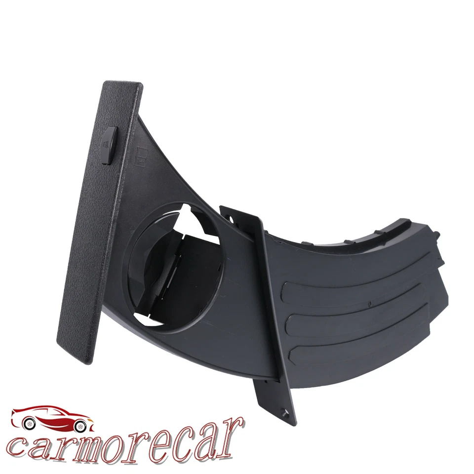 Portavasos delantero izquierdo derecho negro 51459125622 51459125626 para BMW E60 E61 Foto 4 de 4