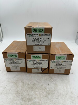 Schneider Electric CA2SK11 Control Relay, Pack of 2 (1 box per order)