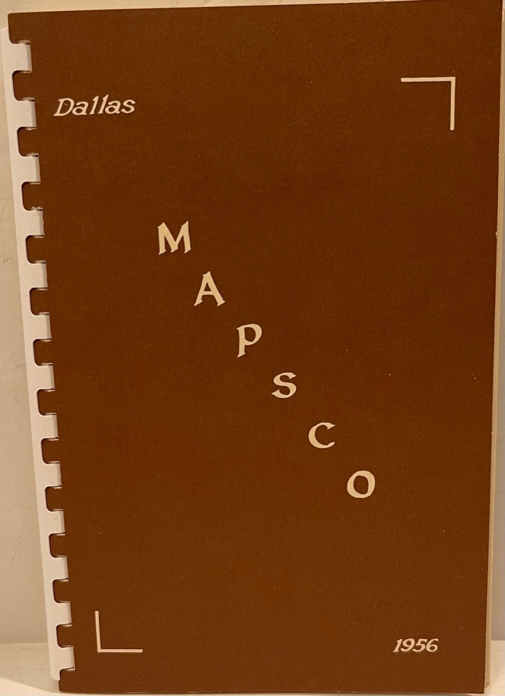 Dallas Mapsco 1956 - Original - Pristine condition - Vintage