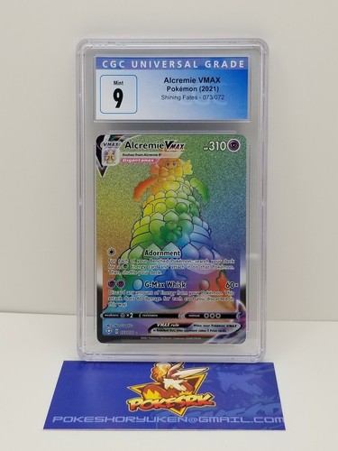 Alcremie VMAX graded CGC 9 for sale on eBay