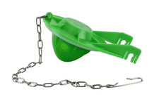 ACE TOILET ADJUSTABLE GREEN FLAPPER, CHLORAMINE RESISTANT 4008587