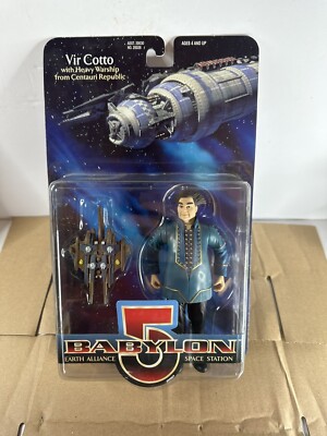 Babylon 5 Vir Kotto 6'' Action Figure With Centauri Heavy Warship 1997 Sealed
