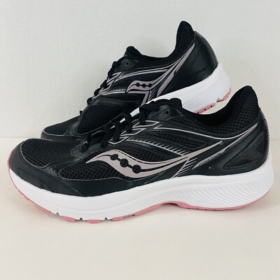 NWOB Saucony Men\'s Cohesion 14 Black Running Shoes Size 6M Leather/Textile Upper Saucony Cohesion 14 Running Shoe - Men main image 3
