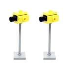 Genuine LEGO® 2x Speed Camera Traffic Light Street Road Town Train City Scenery
