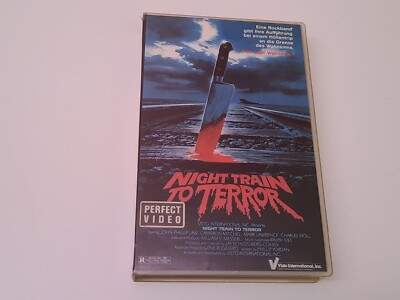 Night Train To Terror 1985 VHS German PAL GMP Video Großbox John Phillip Law
