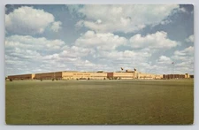 The Main Manufacturing Building Of The Upjohn Company In Michigan Postcard