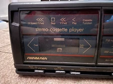 soundesign stereo cassette player 3844 blk