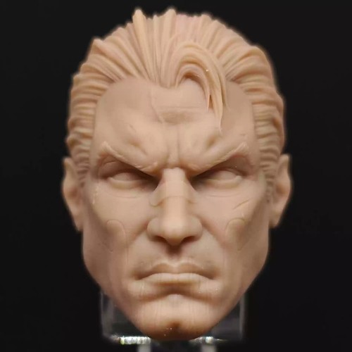 Unpainted 1/12 Young Punisher Head Sculpt Fit 6'' Action Figure - Picture 5 of 5