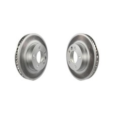 Coated Disc Brake Rotors Front Kit For Volkswagen Touareg Porsche Cayenne