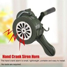 Tragbare Handkurbel Luftschutz Sirene Manuell angetriebene Sirene Hand Horn
