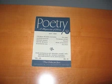 1940 Poetry Kenneth Gee, Edith Wyatt, Henry Rago, Paul Goodman, Peter Viereck