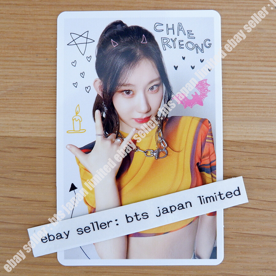 ITZY Chaeryeong Blah Blah Blah Photocard A B Normal Japan FC