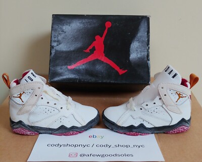 Original Nike Sky Jordan 7 BPS Cardinal size 8.5 Air Baby Shoes VII 151010-100