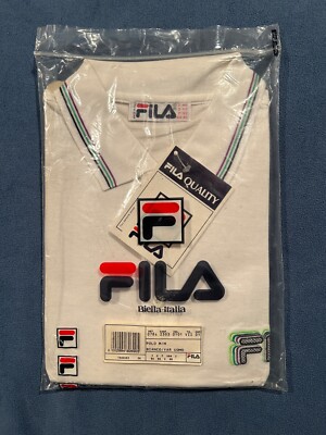 RARE Biella-Italia fila polo unopened with tags original 80's vintage size 46
