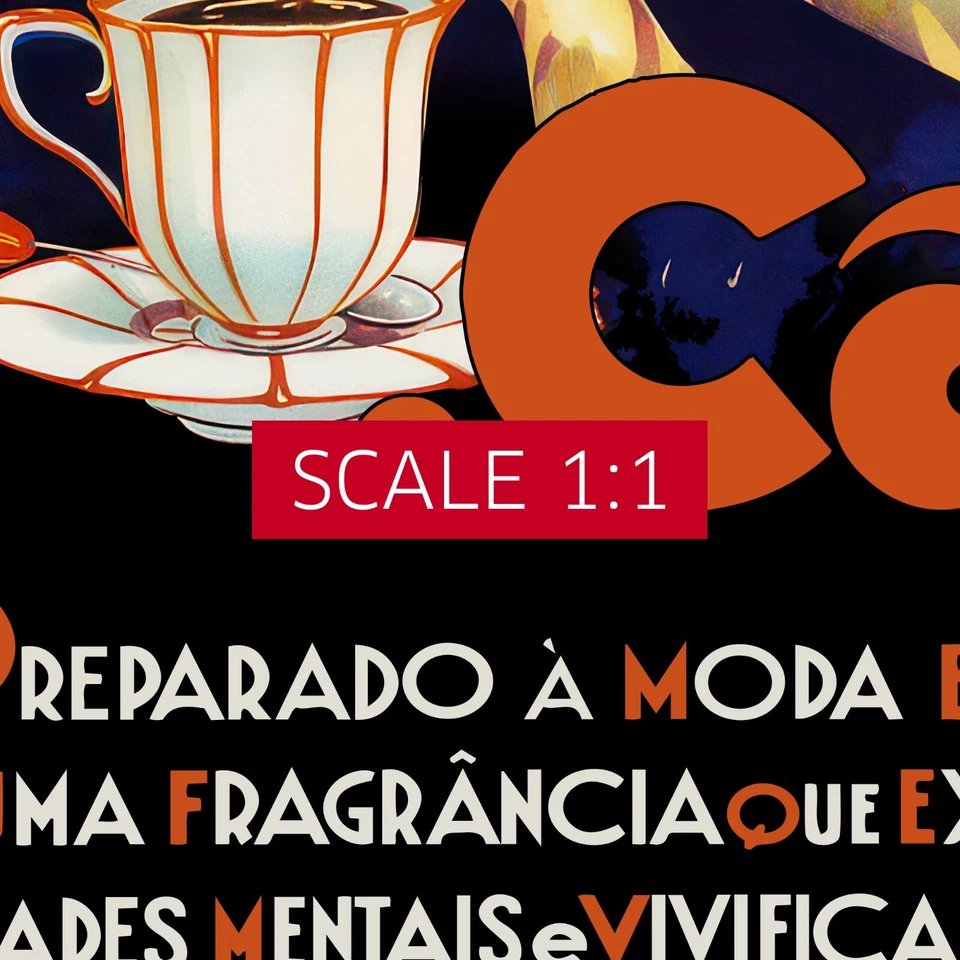 Campanha do Café Poster — Retro Brazilian coffee wall art, 1950s cafe poster - Image 4 of 4