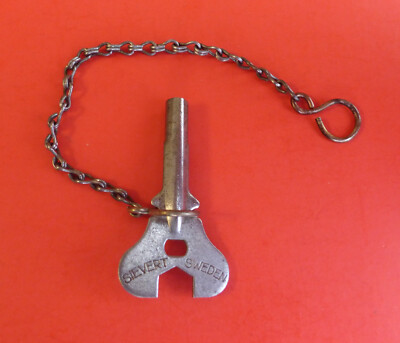 SVEA MAX Sievert Optimus Stove 123 stamped control key tool w/ chain