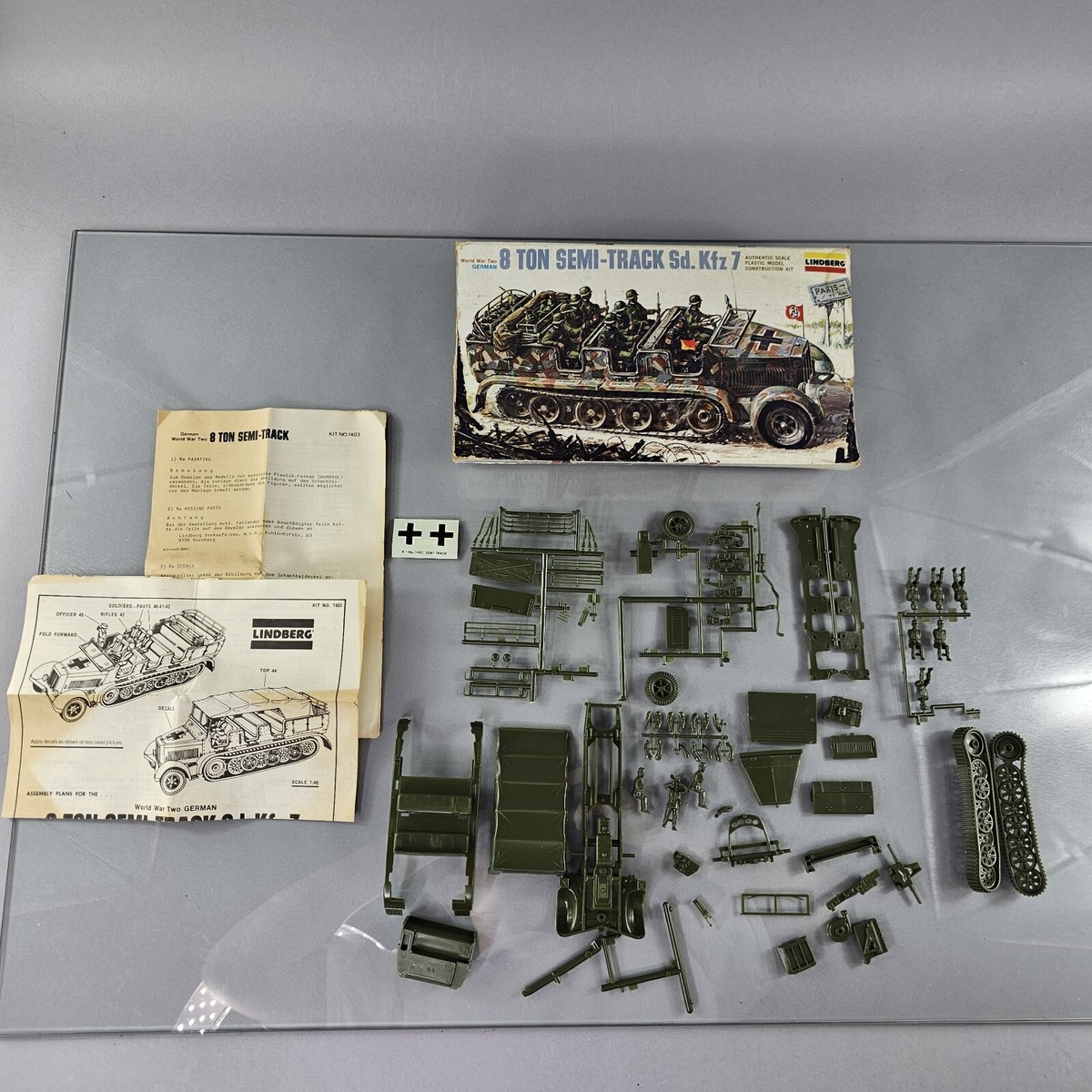 Sd.Kfz.7 WWII ドイツ 8トン セミトラック 1/40 リンドバーグ Sd.Kfz.7 WWII ドイツ 8トン セミトラック 1/40 リンドバーグ