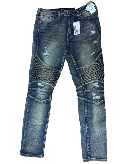 Jean Rue 21 Supreme Flex Skinny 34 32 aspect vieilli