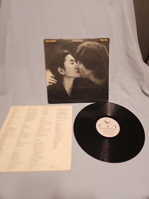 JOHN LENNON YOKO ONO DOUBLE FANTASY with lyrics | eBay