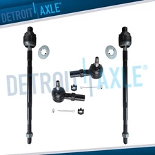 Brand NEW 4pc Inner & Outer Tie Rod End Kit for 91-93 Ford Escort Mercury Tracer