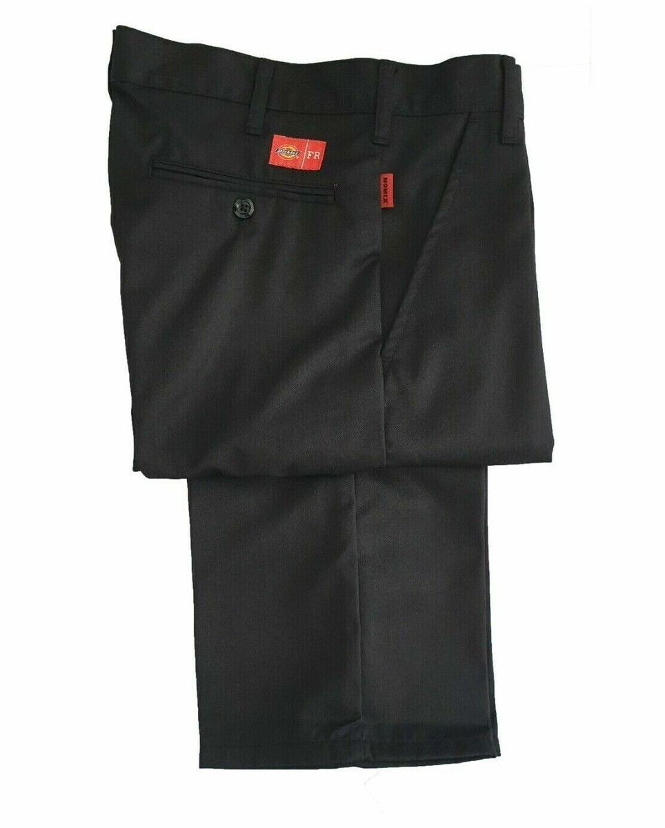 MENS DICKIES BIG TALL 36 LEG SMART WORK PANTS LONG LEG TROUSERS FR1000  BLACK
