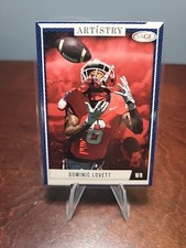 2024 Sage Artistry Dominic Lovett Blue #63  RC Georgia Bulldogs/Detroit Lions 