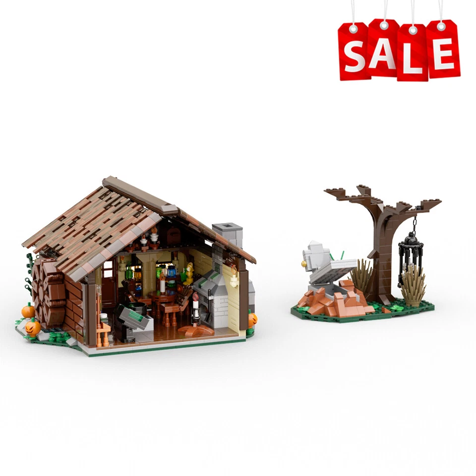 MOC: The Sanders0n Sisters’ Cottage Hut House with Interior 1536 Pieces DIY - Image 3 of 4