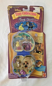 Disneys-Tiny-Collection-Beauty-and-the-Beast-Playcase-Vintage-1995-Sealed-NEW