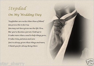 stepdad wedding gift