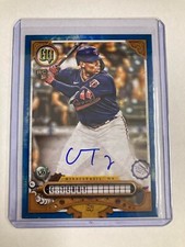 2022 Topps Gypsy Queen Curtis Terry Indigo #/150 auto ROOKIE card Guardians