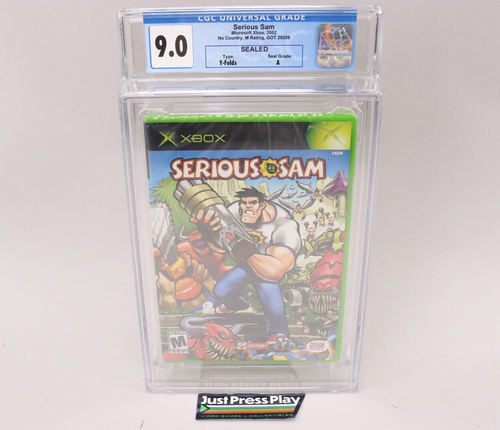 Serious Sam Original Microsoft Xbox 2002 Shooter New Sealed CGC Graded 9.0 A