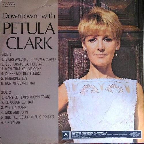 Petula Clark - Downtown With Petula Clark (LP, Album) (Very Good (VG)) - Picture 2 of 4