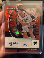 2020 Panini Prizm John Mooney Prospect Autographs RC Rookie Card Auto Red Ice