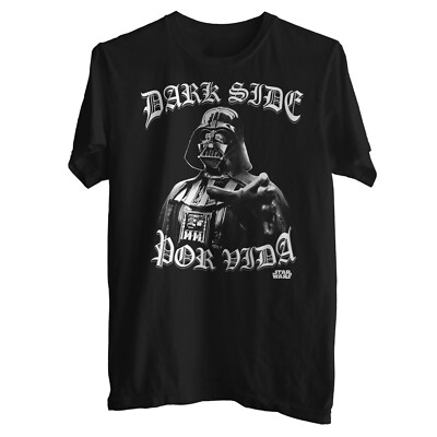 Star Wars Darth Vader Figure Dark Side Por Vida, For Life T-Shirt, NEW  UNWORN