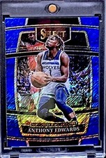 Anthony Edwards [Blue Shimmer] #49 Prices | 2021 Panini Select