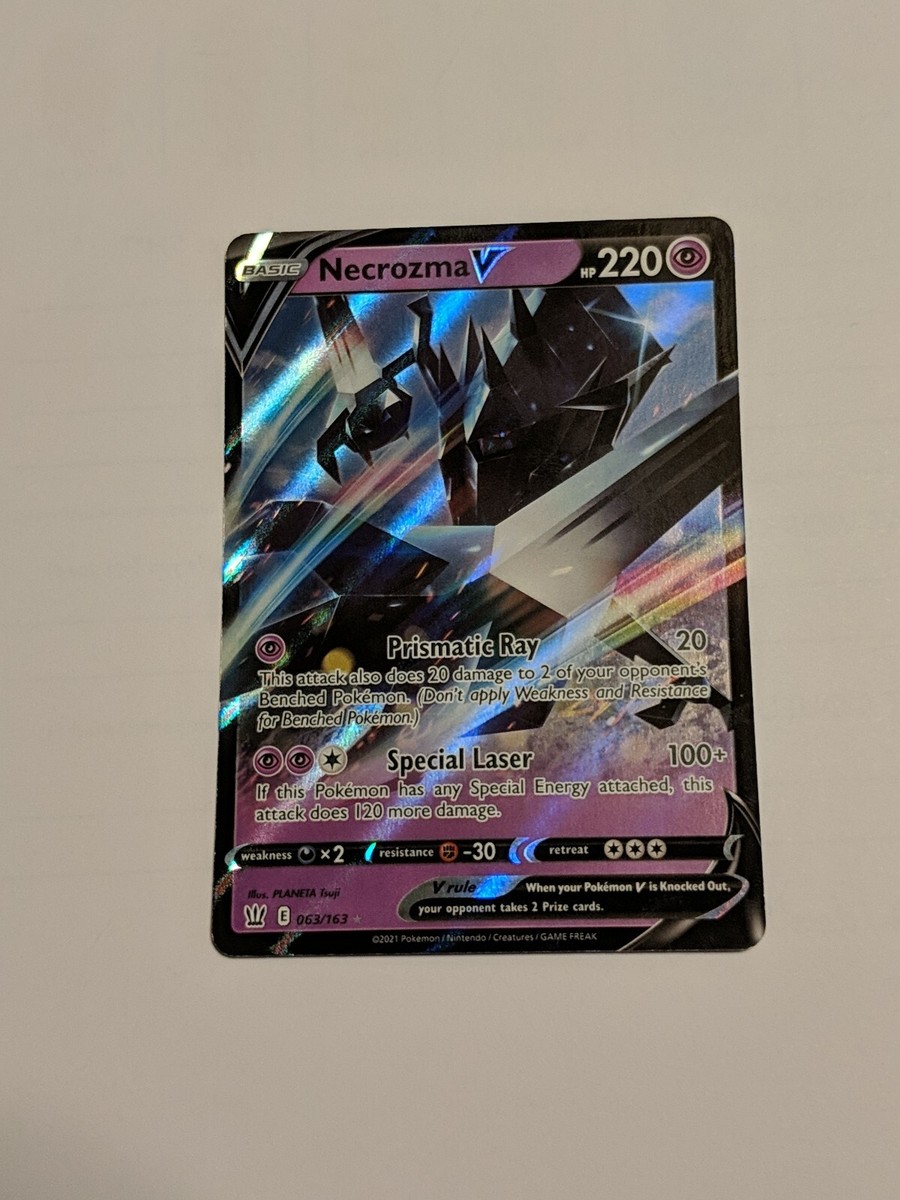 necrozma v pokemon card value Necrozma V (063/163) Battle Styles - Holographic - Ultra Rare - Pokemon Card