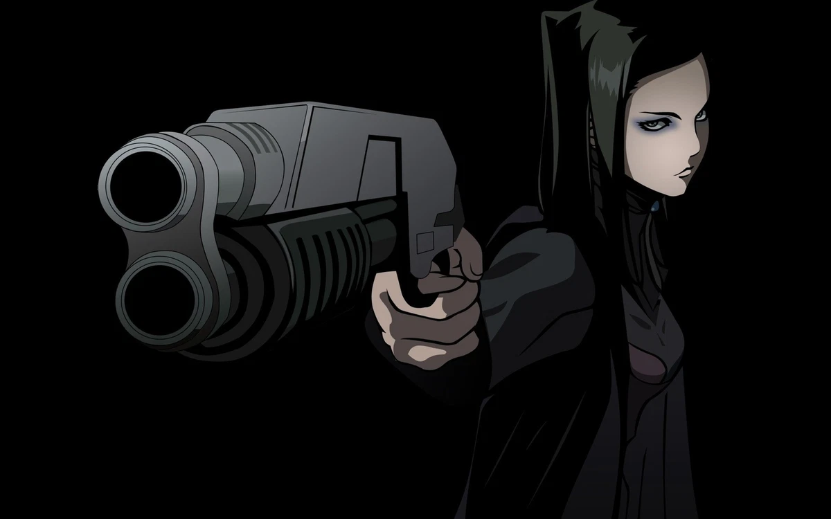 Anime bang bang ergo proxy lil mayer gun weapon Custom Gaming Mat Desk |  eBay