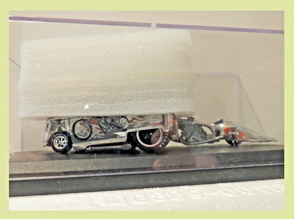 Hot Wheels STURGIS VW DRAG BUS/CHOPPER SET~Liberty Promo 2008 Rebel Run 149/200 Foto 3 de 4