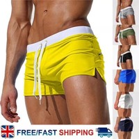 Mens Swimming Board Shorts Swim Shorts Trunks Swimwear Beach Summer Boxer Trunk