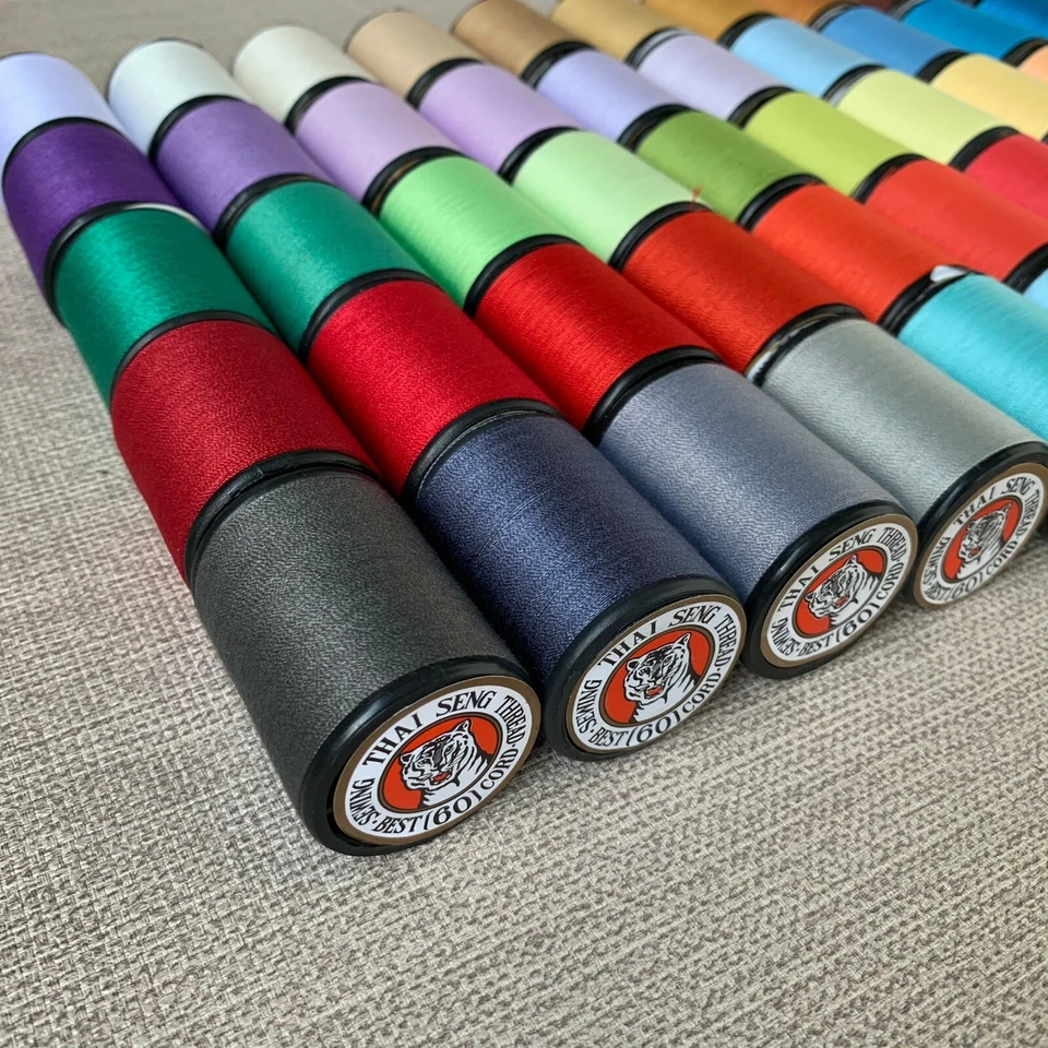 Multi Colors Set 60 Spools Sewing Thread All Purpose Spun Polyester 600 Yards - Image 2 of 4