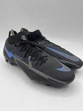 Nike Phantom GT 2 Pro DF FG Black/Blue/Grey Cleats DC0759-004 Men  s Size 11.5