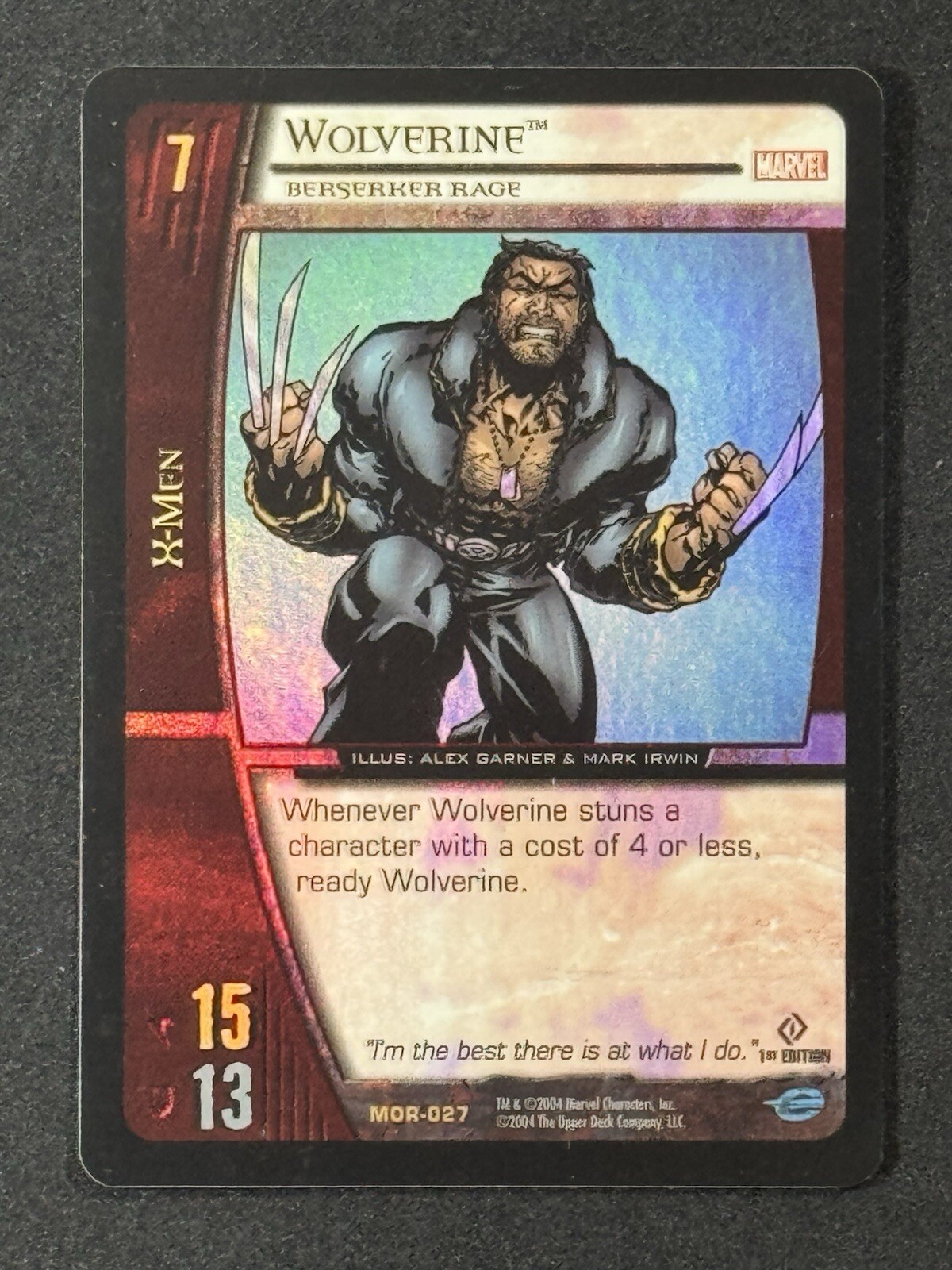 VS System Wolverine Berserker Rage FOIL MOR-027