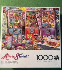 Buffalo Games Aimee Stewart Pizza and Pocket Change 1000 Pc Jigsaw Puzzle New