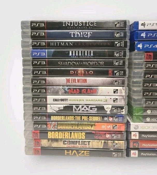 Video Game Lot Of 30: PS2, PS3, PS4, PS5, XBOX 360, XBOX ONE *Read Description* - Image 2 of 4