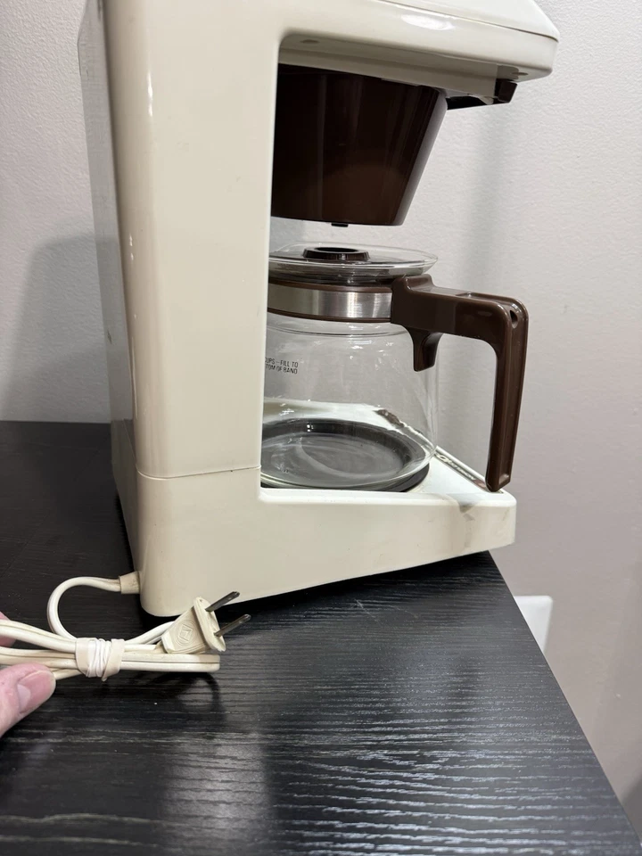 Cafetera de goteo vintage Norelco Dial-A-Brew II 10 tazas FUNCIONA HB-5185 Foto 3 de 4