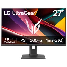 LG - 27" UltraGear G6 IPS QHD 300Hz 1ms G-SYNC Compatible FreeSync Premium…