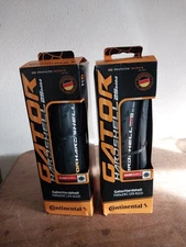 2 New Continental Gator Hardshell 700x25C Folding Tires - Black