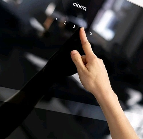 60 cm Angle Cooker Hood Chimney Extractor Hood with LED and Recirculating - Picture 8 of 11