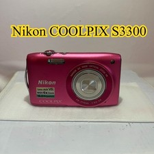 Nikon COOLPIX S3300 Digital Camera 16.0 MP 6x Optical Zoom CCD Sensor Pink